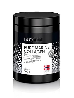 SEAGARDEN Norvégien Pur Marin Collagène en Poudre | Peptides d'hydrolysat | Supplément pour la peau, les cheveux, les ongles, les tendons, les muscles, les ligaments | 60 portions x 5000 mg I 100% naturel | De poissons capturés sauvages de l'océan At…