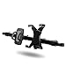Price comparison product image Vzer 2 in 1 360 Degree Rotation Premium Center Car Seat Headrest Mount with Universal Tablet + Smartphone Cradle Holder for iPad Pro 9.7" ipad Air iPad Mini (Fits All Under 10 inch Screens)