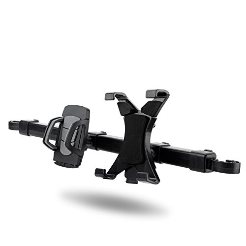 vzer 2Â in 1Â 360Â Grad drehbar Premium Center KFZ KopfstÃ¼tzen Halterung Mit Universal Tablet + Smartphone Cradle Halter Halterung fÃ¼r iPad Pro 24,6Â cm iPad Air iPad mini (passt fÃ¼r alle unter 25,4Â cm Bildschirme)