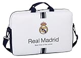 maleta real madrid mediana Licencia 100% original Safta SF-611654-461 - Funda Ordenador 15,6\", 1ª equipacion Temporada 2016/2017, diseño Real Madrid