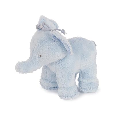 TARTINE ET CHOCOLAT - Peluche Ferdinand l'éléphant bleu - Bleu clair, 12 cm