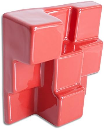 Jocavi 16SQA015R 15 x 15 x 6 cm"Squarydiffusor" Diffuser Acoustic Tile - Red (Pack of 6)
