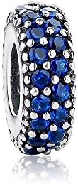 19 Charms 100% 925 Sterling Silver Charms For Bracelets for Pandora, Chamilia, Biagi, Swarovski Type CharmsTrinkets, Beads, Charms, Pendants, - Silver SP Sapphire