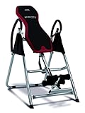 BH Fitness Unisex Zero Adjustable Foldable Inversion Table, Black/Red, Unique