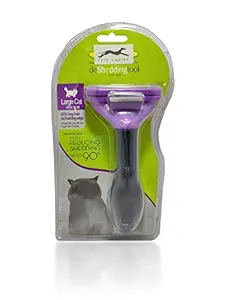 Pets Empire Pet Deshedding Tool Pet Grooming Brush for Dogs and Cats Shedding Tool- (Long Hair, (Medium) Large CAT Over 10 LBS)