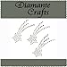 3 Clear Shooting Star Diamante Vajazzle Rhinestone Gems - created exclusively for Diamante Crafts