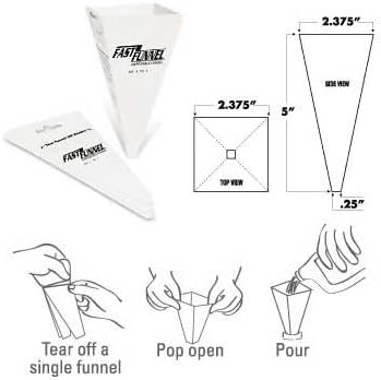 Fast Funnel Mini Disposable Funnels (Pack of 20)
