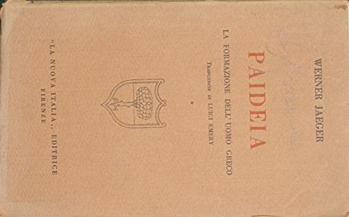 Download Paideia : La formazione dell'uomo greco Download Paideia : La formazione dell'uomo greco