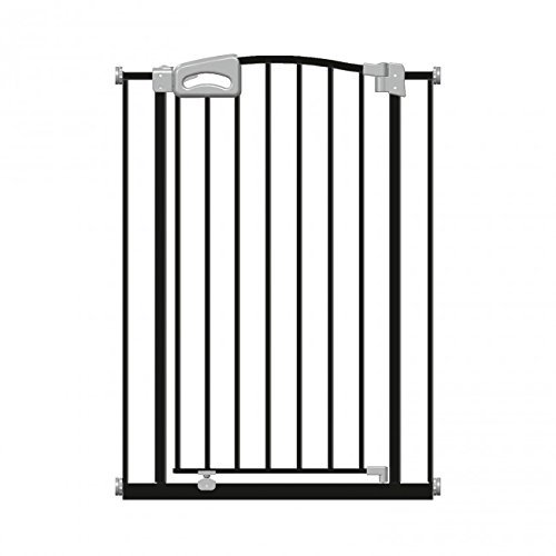 Callowesse Carusi Narrow Safety Gate Auto-Close 63-130cm - Black + 2x 30cm Extensions