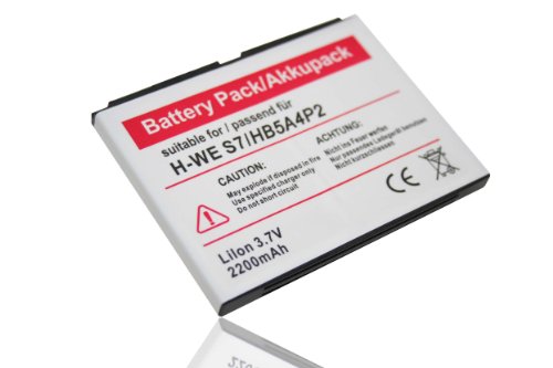 vhbw Li-Ion Akku 2200mAh (3.7V) für Wlan Router, Hotpsot Huawei Ideos S7 Tablet, Ideos S7-105, SmarKit S7 wie HB5A4P2.
