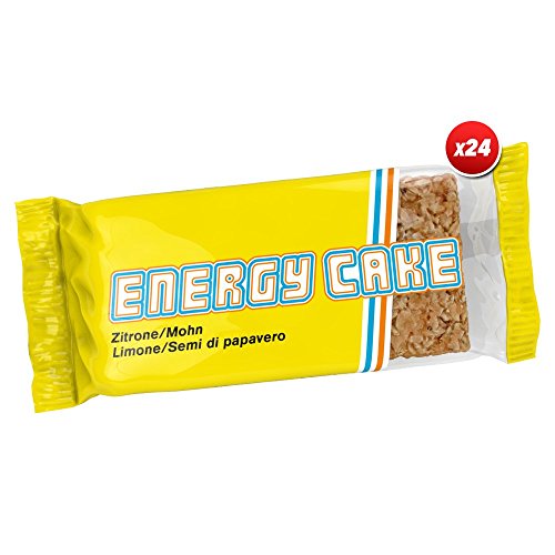 Preisvergleich Produktbild 24x Energy Cake 125g Zitrone - Mohnsamen