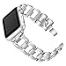 Produktbild BZLine für Apple Watch Series 4 Armband, Luxus Edelstahl Ersatz Uhr Mädchen Band Armband Armband für Apple Watch Series 4 40mm 44mm Stylisches Armband für Männer und Frauen