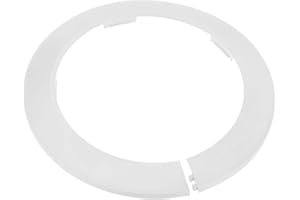 M METERXITY 1-Pack Pipe Cover Decoration, Suit for 140mm Outer Diameter Flange Water Pipe Escutcheon Water Pipe Drain Line Cover for Radiator Pipe/Water Drain Tube [White]