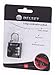 Delsey Black 3-Digit Combination Padlock (00094519000) RS.520.00