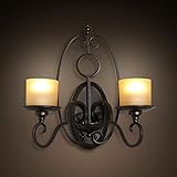 Kerzenhalter Wandleuchten-JRMJ Bunte WL-2 Lichter E27 Eisen...