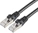 Produktbild elisa8 – CAT7 RJ45 Stecker auf Stecker Ethernet Patchkabel, 0,5 m schwarz