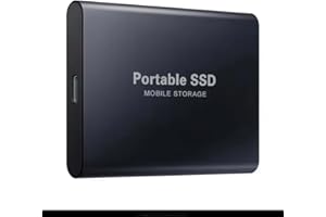 Generico SSD Portatile ad Alta Velocità per Laptop/PC/Ipad, Archiviazione Mobile 1TB, 2TB, 4TB, 8TB (Graphite, 1, TB)