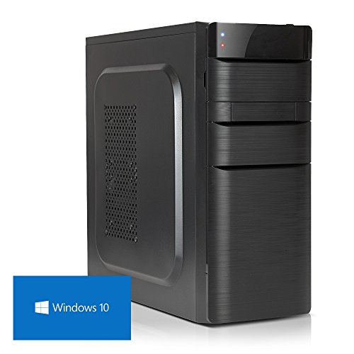DEViLO PC 1149, AMD A8-7600 Quadcore (Turbo bis 3.8GHz), 8GB DDR3, 1TB SATA3, Radeon R7 Grafik, 24xDVD-RW, 6-Kanal-Sound, Gigabit-LAN, DVD-RW, Sound, LAN, Windows 10