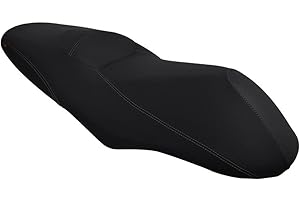 MOTO DISCOVERY Housse de Selle Compatible avec Yamaha X-Max 125/250 2014-2017 Noire avec Coutures Gris foncé