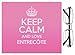 Produktbild Pink Keep Calm und Love entrecôte Objektiv Reinigungstuch Farbe 2444