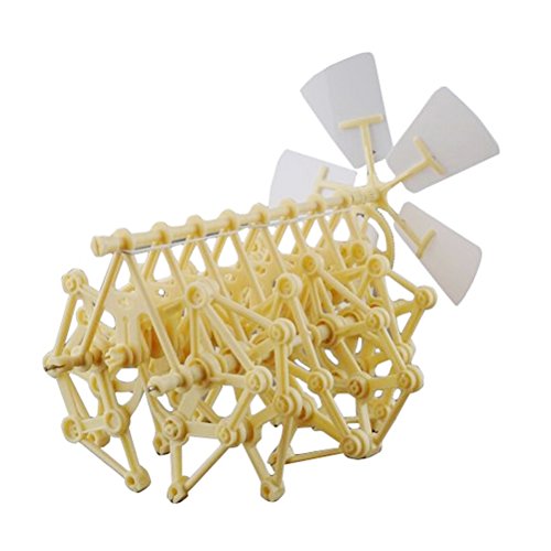 Tinksky Wind-powered Animaris Ordis Parvus Strandbeest Model Robot DIY Assembly Walker Educational Toy Kit