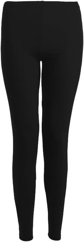 Fast Fashion Girls' Leggings Plain Full Length Stretchy