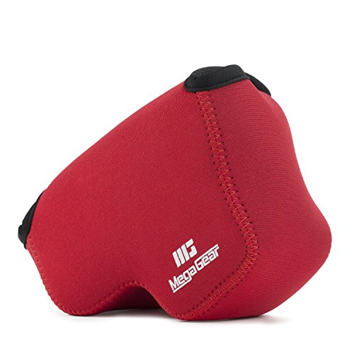 MegaGear MG728   tui avec Mousqueton en N  opr  ne pour Appareil photo Nikon Coolpix B500 Rouge
