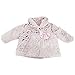 Baby Girls Fluffy Winter Coat With Bow Applique (9-12 Months) (Pink)