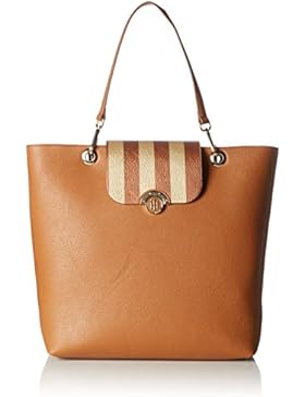 Tommy Hilfiger Damen Effortless Novelty Tote Stripe, 12.5 x 33 x 38 cm