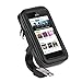 Price comparison product image Bike Phone Holder Waterproof Mobile Phone/GPS/MP4 Mount Case Bag 360° Rotation for Motorcycle MotorBike Bicycle(L)