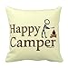 Produktbild Happy Camper Überwurf Kissen Fall