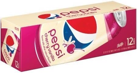 Pepsi Vanilla Wild Cherry Can - 24 Case