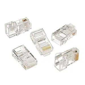 RJ45 Connector Module Plugs (Pack of 100 Nos)