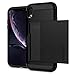 Price comparison product image Spigen [Slim Armor CS] iPhone Xr Case 6.1 inch with Slim Dual Layer Wallet Design and Card Slot Holder for iPhone Xr (2018) 6.1 inch - Black