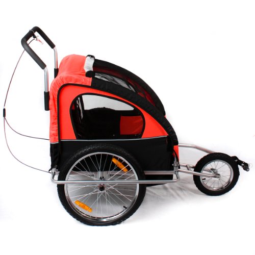 SAMAX 2 in 1 Fahrradanhänger und Jogger - 7