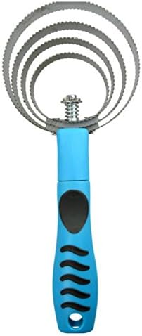 Hippo-Tonic Metal Curry Comb - Blue