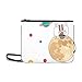 Produktbild WOCNEMP Schöne Kinder Ornamente Little Rabbit Pattern Benutzerdefinierte hochwertige Nylon Slim Clutch Crossbody Tasche Umhängetasche