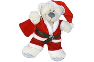 TEDDY MOUNTAIN Santa Claus Teddy Bear Outfit (8")