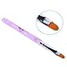 Elite99 7pcs Assorted Brush Pen Set Acrylic UV Gel Painting Draw Builder Nail Art False Tips Portable DIY Handle Manicure Tool Salon Design
