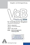 Image de VOB Fassung 2006 für innerdeutsche Vergaben: Teil A - Abschnitt 1, Teil B, Teil C - DIN 18299, BGB