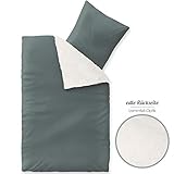 der Bettbezug wird immer mit einem 80x80 Kopfkissenbezug geliefert, mit einer schönen Satin-Band Schleife, Kennzeichnung Oeko-Tex Standard 100