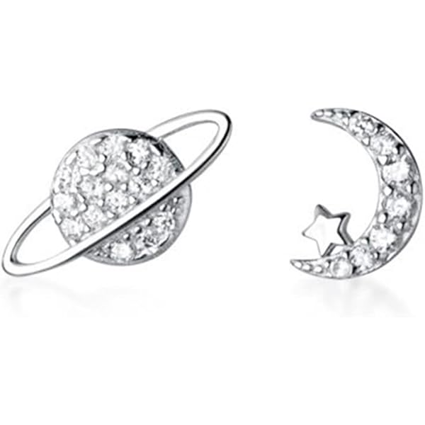 HZAOPZE 1 Paio Orecchini Pendenti a Stella Orecchino a Forma in Argento Sterling 925, con Nappe, per Ragazze e Donne, Orecchini con Nappa Lunga, ipoallergenici