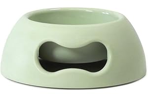 United Pets Pappy - Comedero para Perros, Eco-Friendly,Made in Italy, Verde, M, 1100 ml