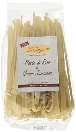 Le Celizie Pappardelle di Riso e Grano Saraceno 250 gr - 1 pz., Senza glutine