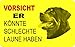 Produktbild Aufkleber Hund Vorsicht er könnte schlechte Laune haben ~~~~~ schneller Versand innerhalb 24 Stunden ~~~~~
