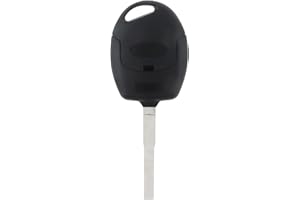 ePathChina 433Mhz 3-Button Keyless Uncut Flip Smart Remote Key Fob with 4D 63 Chip for Ford Focus/Mondeo/C-Max/Fiesta/Fusion/Galaxy/S-Max (2004-2011) - Black Plastic