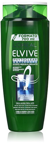L'Oréal Paris Elvive Champú Phytoclear Anticaspa 700 ml - Cabello normal