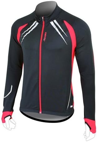 Winter Weight Long Sleeve Cycling Race Jersey SZ60 Red XXL