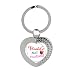 First Valentine Heart Keychain Gifts For Girlfriend Boyfriend Husband Wife Friend Design Code 089 RS.239.00