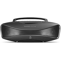 Energy Sistem Energy Multiroom Portable Wi-Fi - Altavoz portátil con Wi-Fi y Bluetooth, 25W potencia real, batería recargable y reproducción dese USB y tarjeta SD, negro